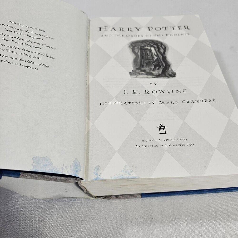 Harry Potter Order of the Phoenix J. K. Rowling First American Edition July 2003 - Picture 4 of 8